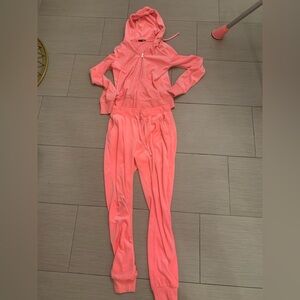 Pink Hoodie and Jogger Set